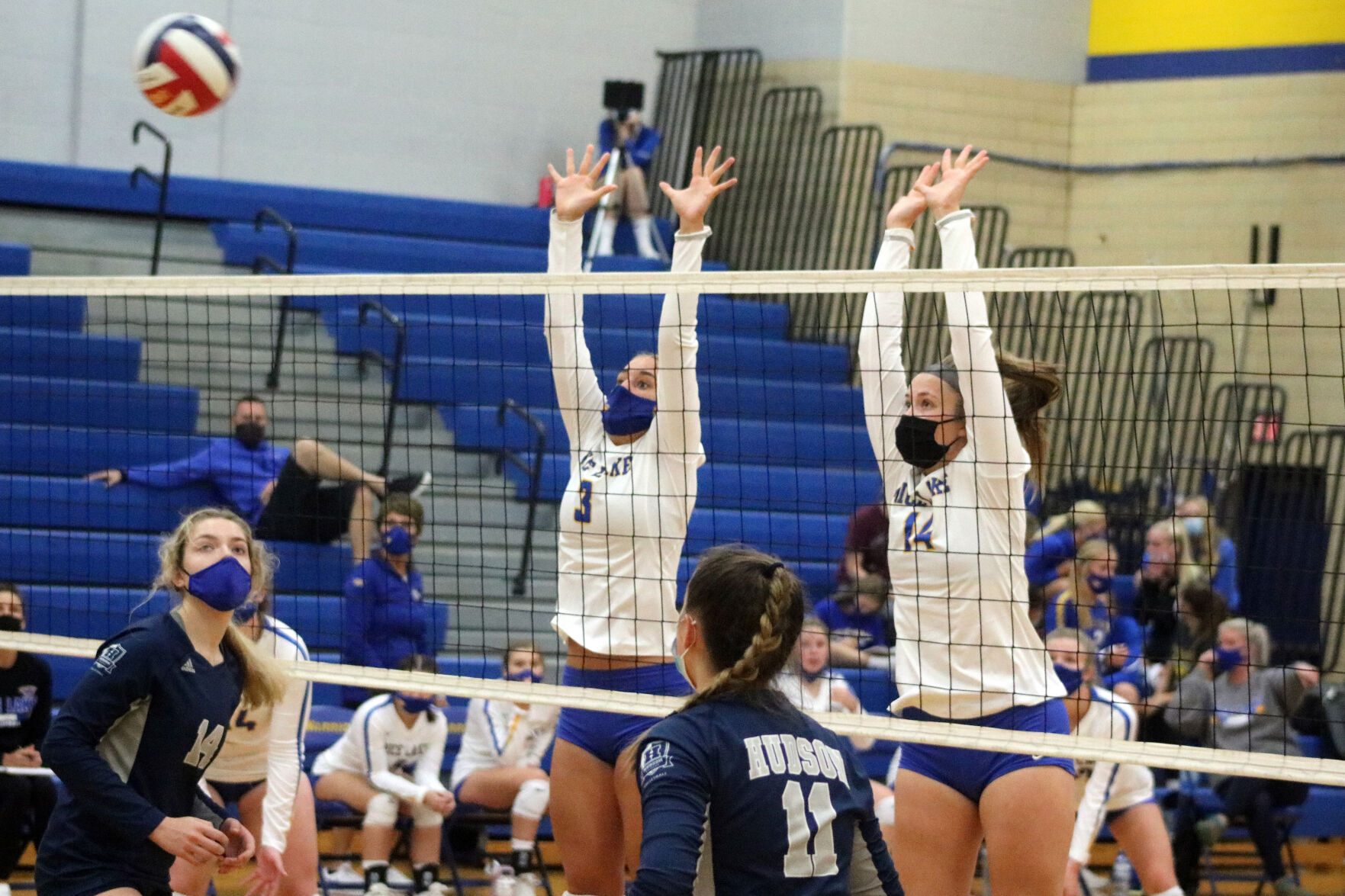 Rice Lake volleyball vs. Hudson 10-5-20